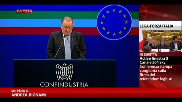 Squinzi incalza il Governo sulle riforme: Renzi non deluda