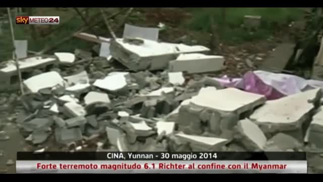 Confine Myanmar, forte terremoto magnitudo 6.1 Richter