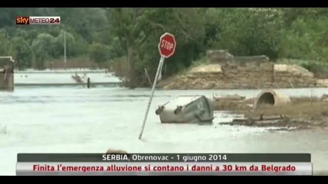 Serbia, finita l'emergenza alluvione si contano i danni