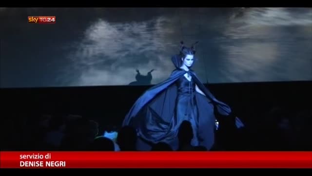 "Black carpet" a Milano per "Maleficent", in sala da giovedì