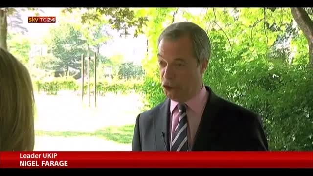 Farage: "Vogliamo creare un ampio gruppo euroscettico"