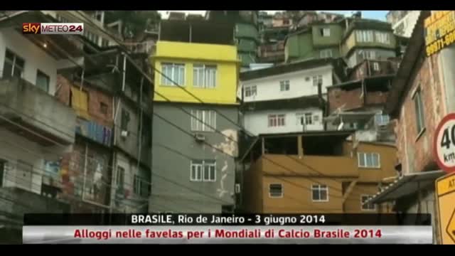 Brasile, alloggi nelle favelas per Mondiali di Brasile 2014