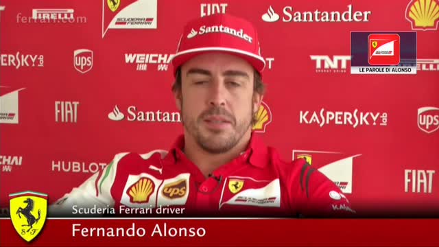 Alonso: "Migliorare, lo faremo il più presto possibile"
