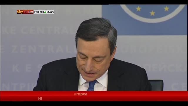 Draghi: prestiti mirati a banche per rilancio credito