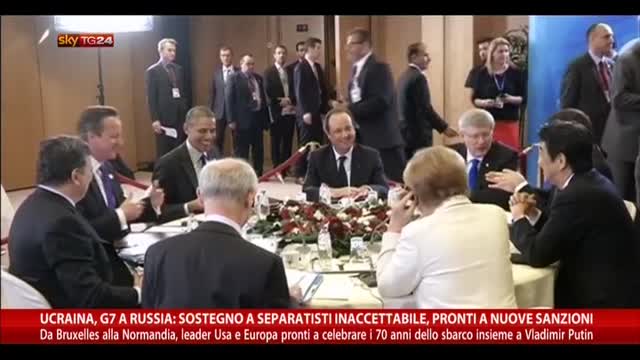 Ucraina, G7 a Russia: sostegno a separatisti inaccettabile