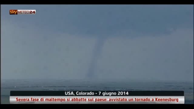 Colorado: avvistato un tornado a Keenesburg