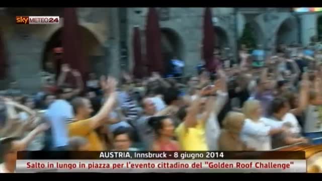 Innsbruck: salto in lungo per il Golden Roof Challenge
