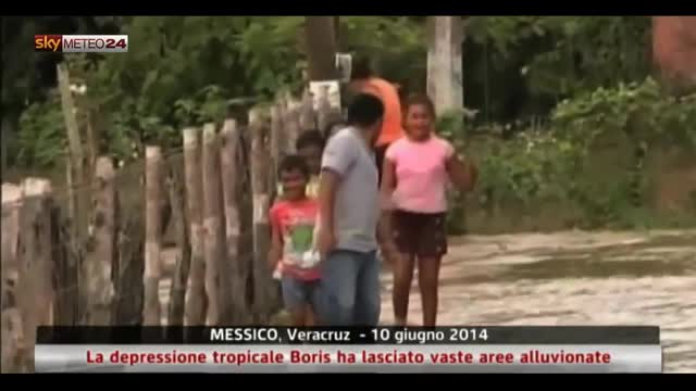 Messico, passaggio della depressione tropicale Boris