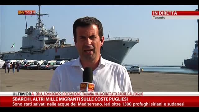 Sbarchi, altri 1000 migranti sulle coste pugliesi