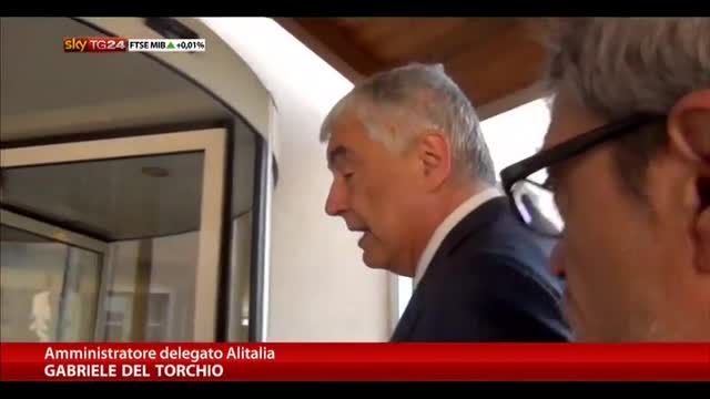 Alitalia, Del Torchio: "Andiamo avanti col piano"