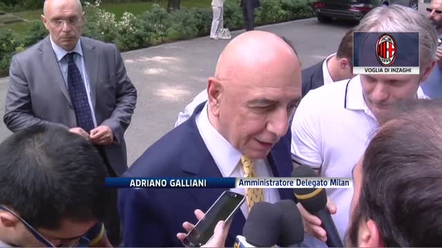 Milan, Galliani: "A Inzaghi daremo il meglio"