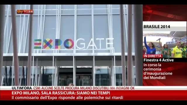 Expo Milano, Sala rassicura: siamo nei tempi