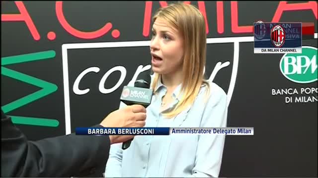Barbara Berlusconi: "Con Inzaghi obiettivo Champions"