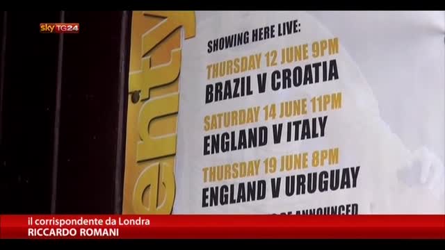 Londra, tra Brasile e Italia sono spariti i fans inglesi