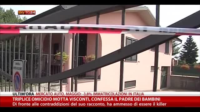 Triplice omicidio Motta Visconti, confessa padre dei bambini