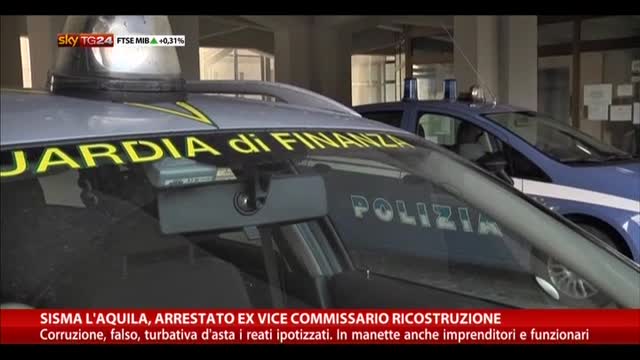 Sisma L'Aquila, arrestato ex vice Commissario ricostruzione