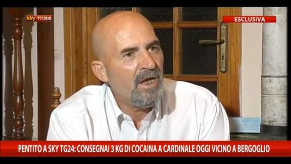 Pentito a Sky TG24: consegnai cocaina a cardinale