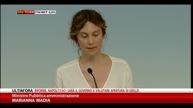 Madia: "Lunedì la firma di Napolitano sul decreto P.A."