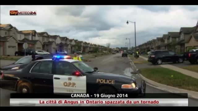 Canada, la città di Angus in Ontario spazzata da un tornado