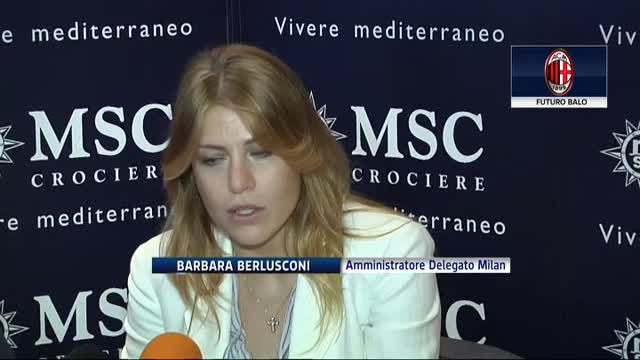 Barbara Berlusconi: "Balo? Non è insostituibile"