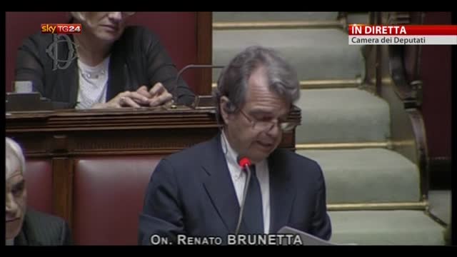 Semestre UE, L'intervento alla Camera di Renato Brunetta
