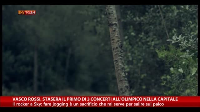 Vasco Rossi, stasera il primo di 3 concerti all'Olimpico