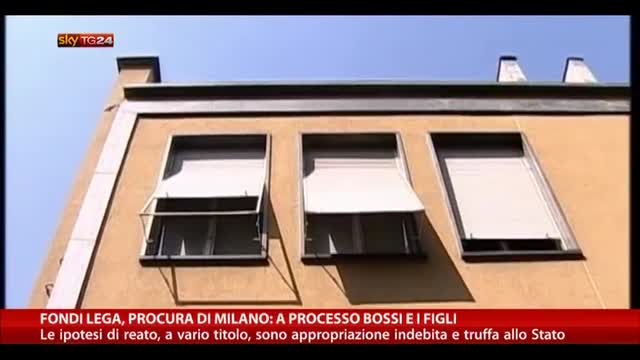 Fondi Lega, procura di Milano: a processo Bossi e i figli