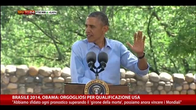 Brasile 2014, Obama: orgogliosi per qualificazione USA