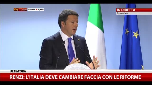 Renzi: le riforme non sono un optional