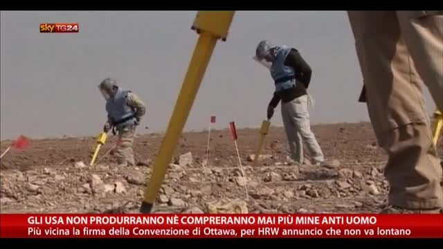 Usa non produrranno né compreranno mai più mine anti uomo