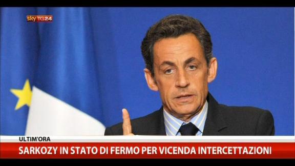 Sarkozy in stato di fermo per vicenda intercettazioni