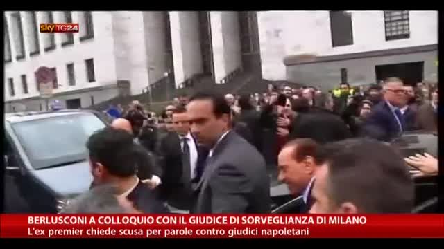 Berlusconi a colloquio con giudice di sorveglianza di Milano