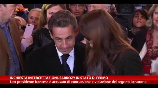 Inchiesta intercettazioni, Sarkozy in stato di fermo
