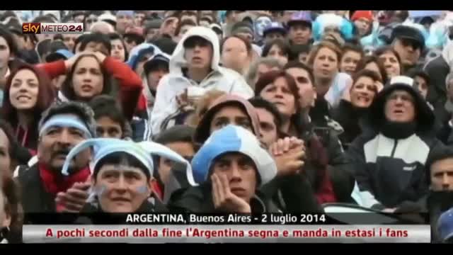 Buenos Aires, l'Argentina segna e manda in estasi i fans
