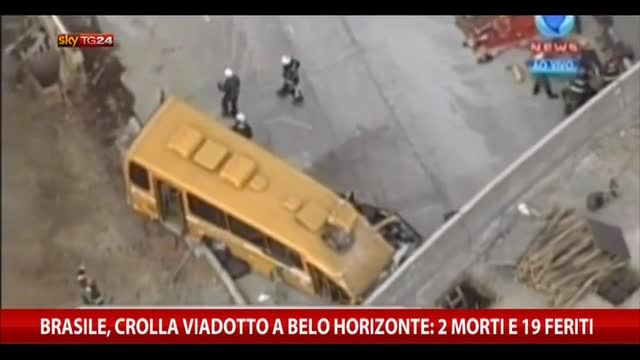 Brasile, crolla viadotto Belo Horizonte: 2 morti e 19 feriti
