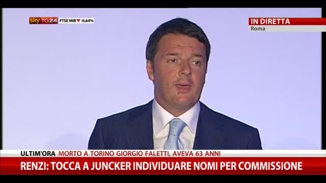 Renzi: con cancelliera Merkel ottimo rapporto