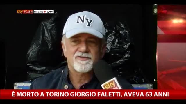 E' morto a Torino Giorgio Faletti, aveva 63 anni