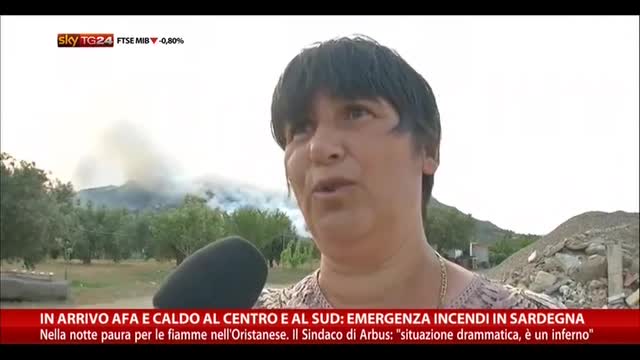 Sardegna nella morsa degli incendi