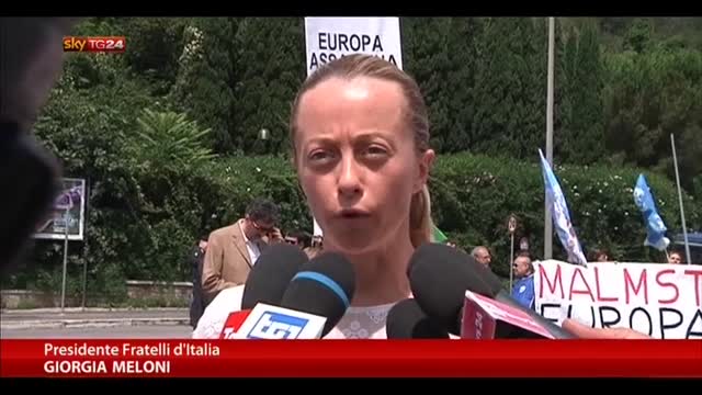 Giorgia Meloni: "L'immigrazione è un problema europeo"