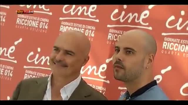Marco d'Amore e Luca Zingaretti insieme sul set di "Perez"