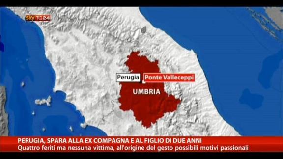 Perugia, spara alla ex compagna e al figlio di due anni