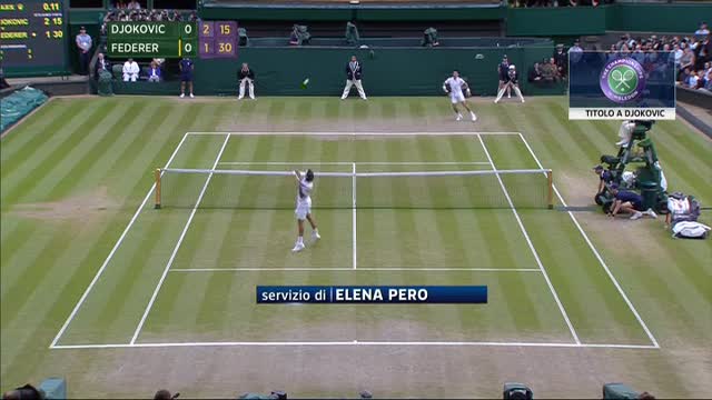 Wimbledon, il trionfo di Djokovic