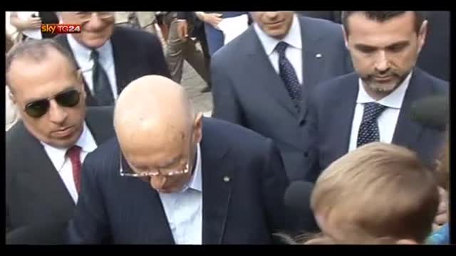 Centenario Grande Guerra, Napolitano vede presidente sloveno