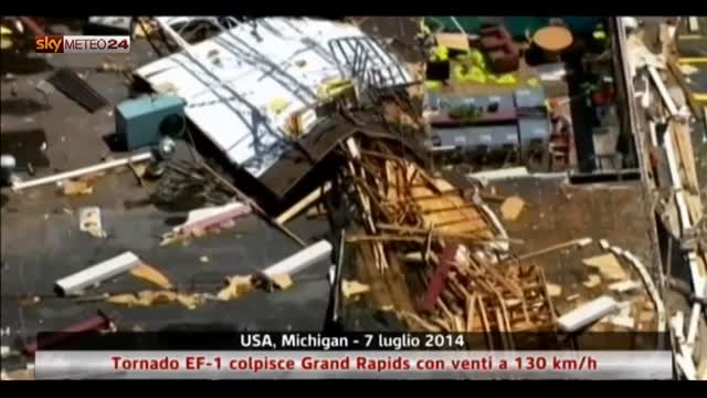 Michigan: tornado colpisce Grand Rapids con venti a 130 km/h
