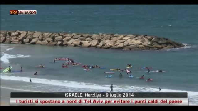 Israele, turisti a nord di Tel Aviv per evitare punti caldi