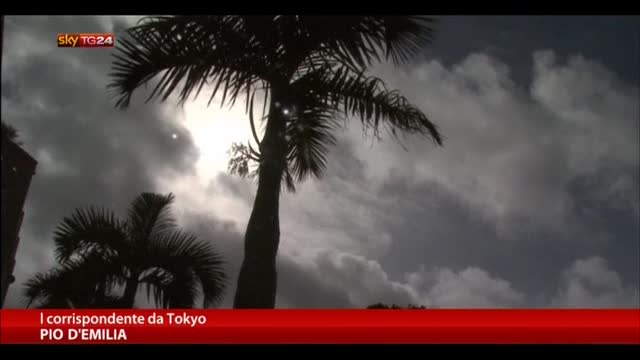Tokyo, allerta per arrivo dell'ottavo tifone della stagione