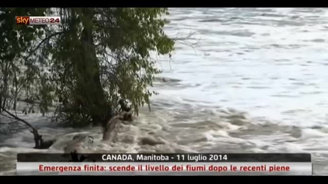 Canada, emergenza finita: scende livello fiumi dopo le piene