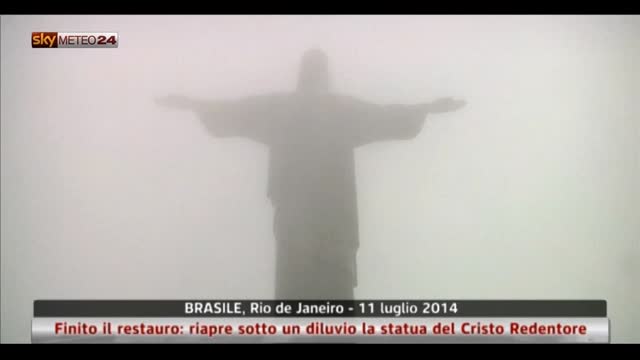Rio de Janeiro: riapre statua Cristo Redentore restaurata
