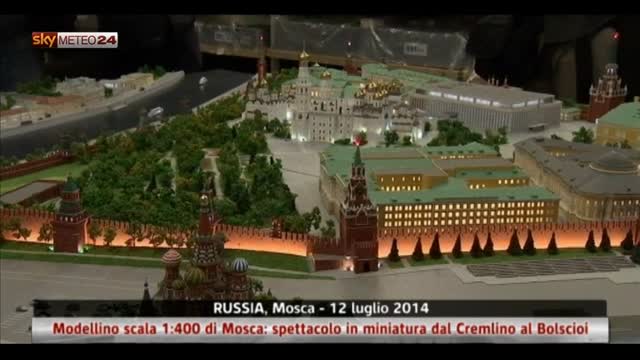 Modellino record di Mosca: 65000 edifici in miniatura