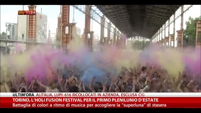 Torino, l'Holi Fusion Festival per primo plenilunio d'estate
